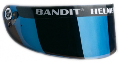 SNELL/SA Visier blau verspiegelt