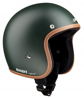 Jet helmet Premium British Racing Green Gr. XS 53/54