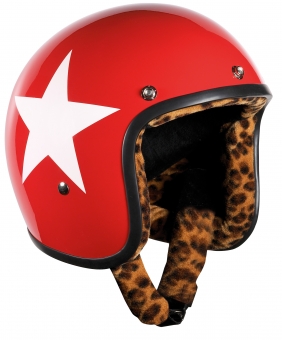 Star Jet, red w. white star S. L 59/60 | Liner Leopard